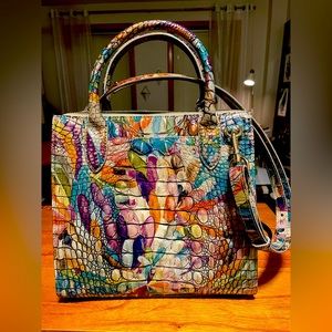 Brahmin multi colored purse